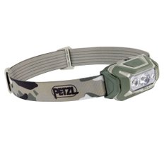 PETZL ARIA 2 RGB 컴팩트 내구성 방수 헤드 램프 화이트 레드 그린 블루 450 루멘 위장