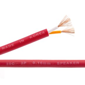 국산 페어 스피커케이블 30C 레드 3M HT-30R003