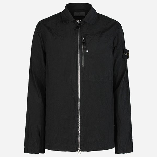 [시흥점] 5F 1200031 S0019 V0029 나일론 가먼트 다이드 오버셔츠 자켓 블랙