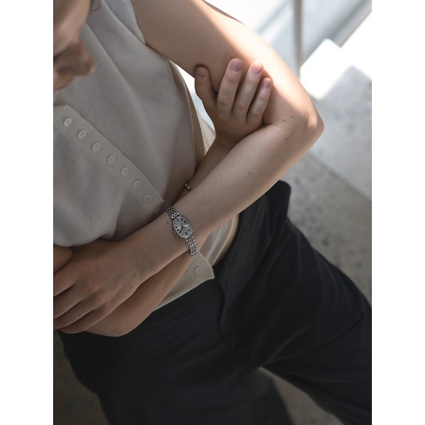 Douze.02 / Tempo ronde watch (argent)