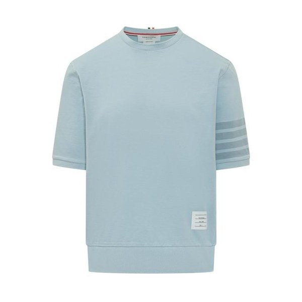 26SS 톰브라운 코튼 저지 4바 티 MJS303A J0253 480 LIGHT BLUE DOM