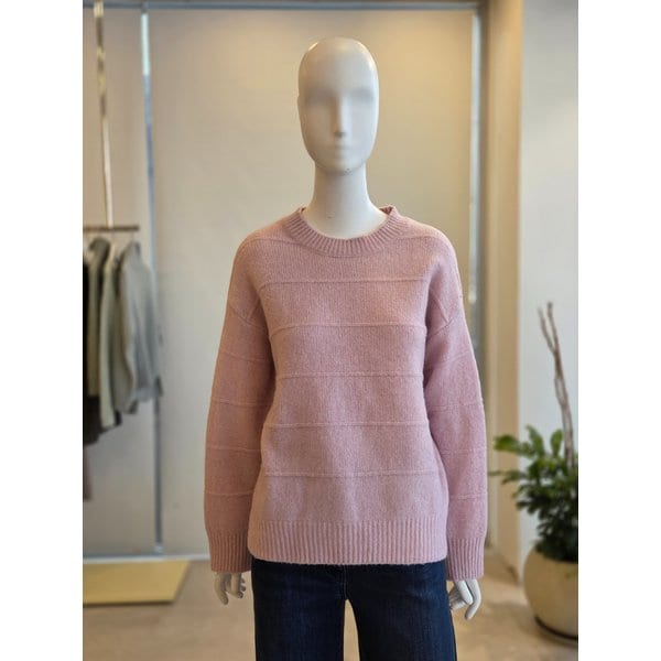 [여주점] [더 아이잗] 여성 스트라이프 조직 풀오버 니트 (IRBM1PO811)