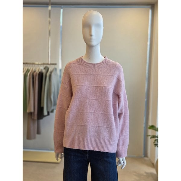[여주점] [더 아이잗] 여성 스트라이프 조직 풀오버 니트 (IRBM1PO811)