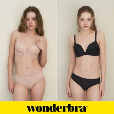 WONDERBRA 퓨징 볼륨 노와이어 브라팬티 4종세트 택 1