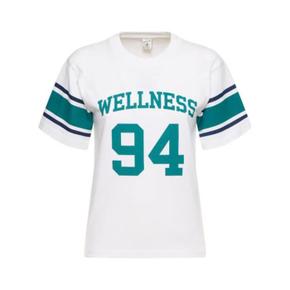 24 FW 스포티앤리치 Wellness 웰네스 94 럭비 티셔츠 화이트그린