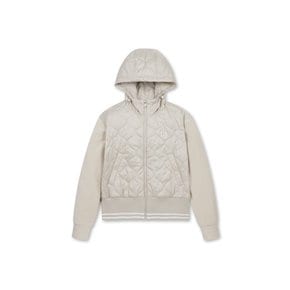 골프 (WWUAW24701LBR)Women Padded hoodie wedge jumper