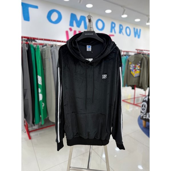 [여주점] 벨벳자수후드,블랙JEZZ30A07