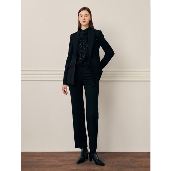 [파주점] 세트 울 베이직 메탈 자켓 + 울 일자핏 팬츠 JPAA0JK331,JPAA0SL331