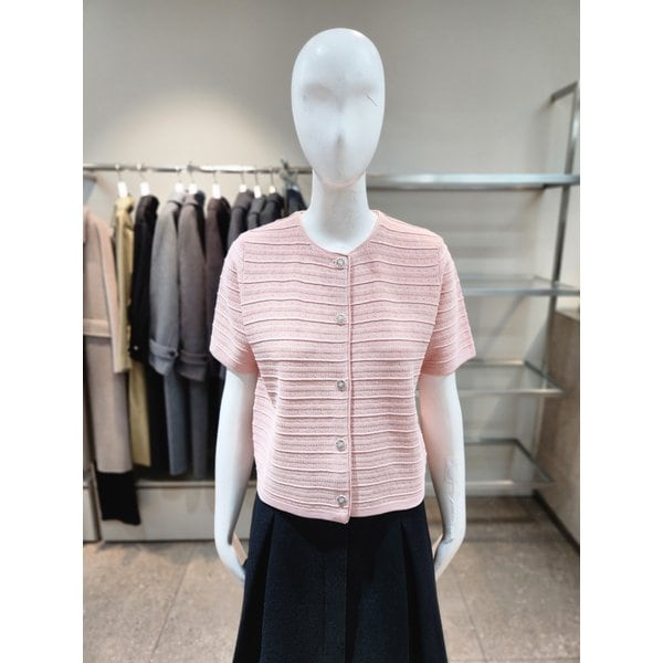 [여주점] [나이스클랍] 일자 소매 반팔 니트가디건 A262PWK326