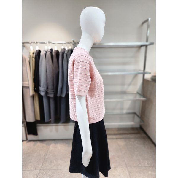 [여주점] [나이스클랍] 일자 소매 반팔 니트가디건 A262PWK326