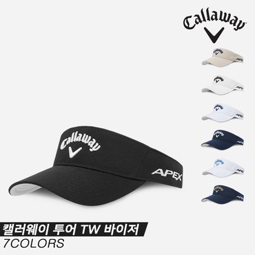 캘러웨이 [캘러웨이코리아정품]2023 캘러웨이 투어 TW 바이저(TOUR TW VISOR) 골프모자[7COLORS][남성용]