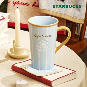  [스타벅스] 시크릿 딜라이트 머그 앤 코스터 (블루)