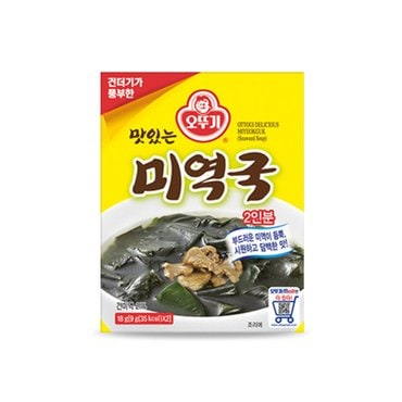 오뚜기 오뚜기 맛있는 미역국 (9g x 2개) x 12입