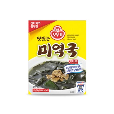 오뚜기 맛있는 미역국 (9g x 2개) x 12입