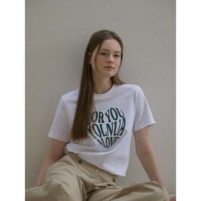 HEART T-SHIRT IN GREEN