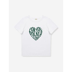 HEART T-SHIRT IN GREEN