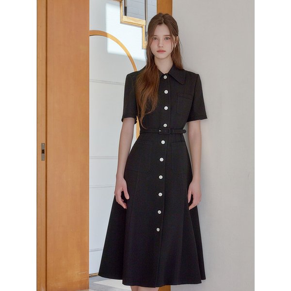 [Y]SS Calla133 쉬비긴즈 마야 트위드 원피스 블랙