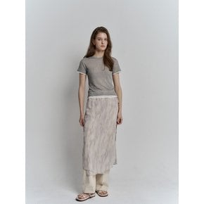 avo gradient wrap skirt_GRAY