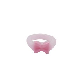 promise ribbon ring-pink