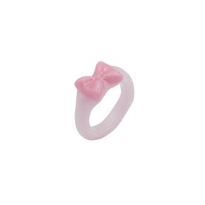 promise ribbon ring-pink