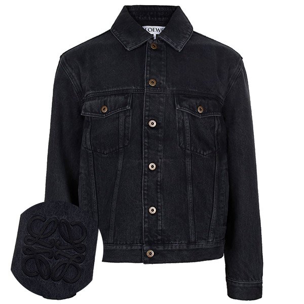 [부산점] 25FW 블랙 아나그램 데님 자켓 H526Y50W40 1100