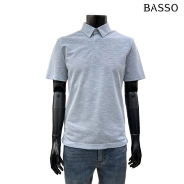 바쏘 면혼방 카라 티셔츠 BSY2KT34
