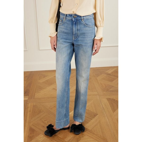 레이네트 벨벳 트림 새틴 뮬 46376663162985213