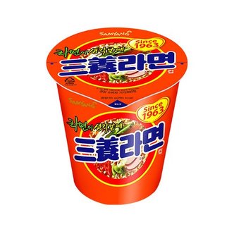  삼양 소컵 삼양라면 65g 6입 2박스 (낱개12개)