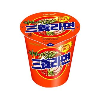  삼양 소컵 삼양라면 65g 6입 2박스 (낱개12개)