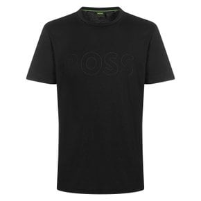 [SR23][Green] 로고 반팔 티셔츠 블랙(50492057001)