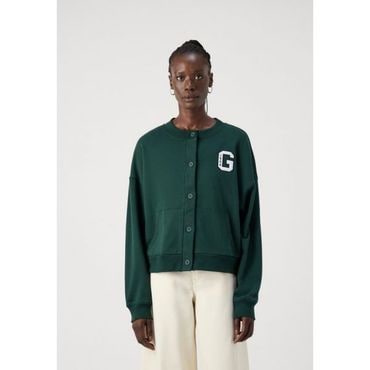 갭 4987186 Gap LOGO CREW CARDIGAN - Zip-up sweatshirt es green