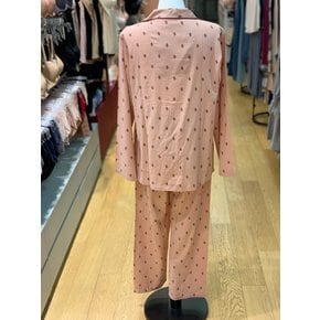 [파주점] 바바라 레이온 핑크 여성 파자마세트 AWP5011