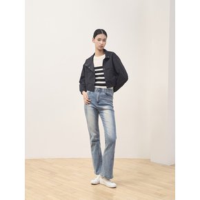히든 밴딩 세미 부츠컷 데님 팬츠 (VKPKC2205)