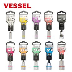 베셀 VESSEL SA201060 육각비트소켓 10mm 6각빗트소켓 임팩복스알 렌치작업