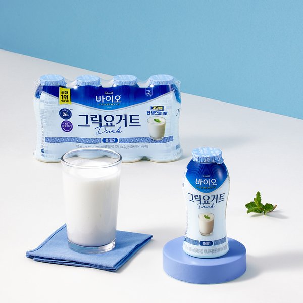 바이오 그릭요거트 드링크 플레인 150ml 12입 _냉장