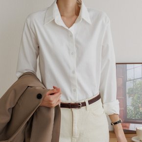 여성 가을 겨울 피치기모 데일리 기본셔츠