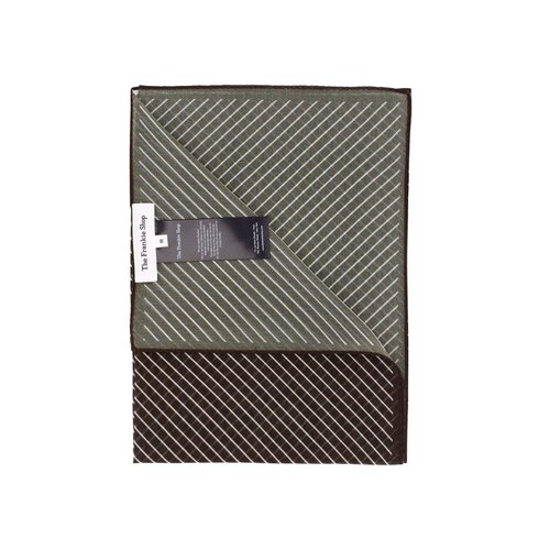 더 프랭키 샵 여성 스카프 FW26 화이트 MARAIS STRIPED SCARFBROWN