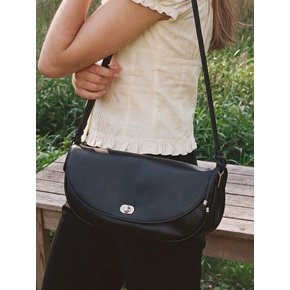 LUNE MOON BAG (BLACK)