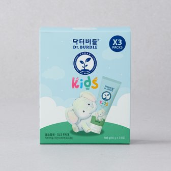 닥터버들 키즈 치약(포도) 60g x 3개입