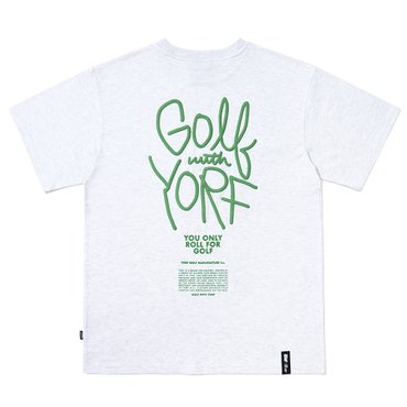 욜프 T-SHIRTS ECLIPSE  1% MELANGE 반팔티 이클립스 1%메란지
