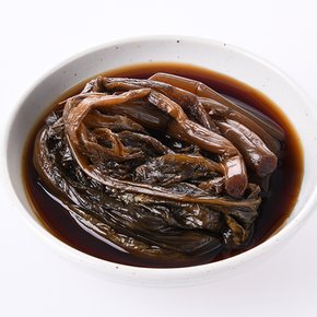 가정식 반찬 밑반찬 갓 간장절임 500g