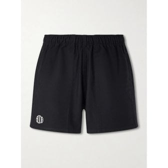 BODE 보디 필드 스트레이트 레그 로고 자수 코튼 트윌 쇼츠 46376663162957858