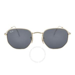 이스퀘어 4135539 Ray-Ban Hexagonal Flat Lens Blue Uni Sunglasses