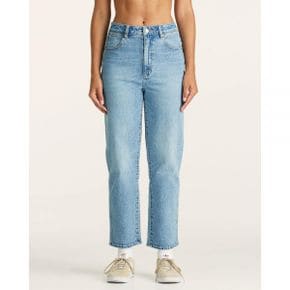 5017715 Wrangler Hi Claudia Crop Jeans - Pennydale Blue