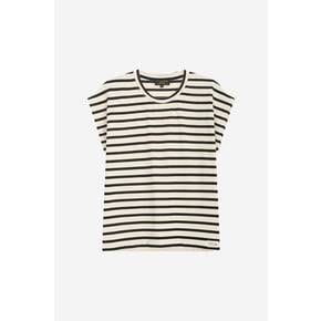 THEOXANE - Mariniere Tank Top_STRIPE BLACK_ LSTA0TS32W