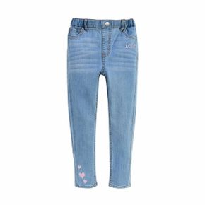 주니어 하트자수 슬림 스판 데님 팬츠_P405968722