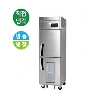 제이큐 라셀르 직냉식냉동고 유리1냉동1냉장1 LD-625RF-1G