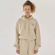 BSM ESSENTIAL CROP HOODY - CREAM