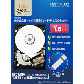 PS4PS3 전용 “2.5인치 내장 하드 디스크 체인지 팩 (1.5TB)”