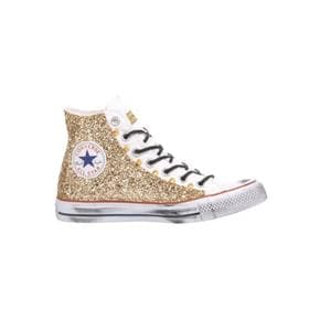 스니커즈 116 CONVERSE GLITTER GOLD White